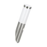 Eglo Applique Murale Helsinki Acier Inoxydable | IP44 - Convient pour 1x E27 - Détecteur De Mouvement
