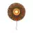 Good&Mojo Wandlamp Bali Bamboe Zwart S | Geschikt voor 1x E27 