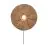 Good&Mojo Wandlamp Iguazu Jute Bruin | Geschikt voor 1x E27 